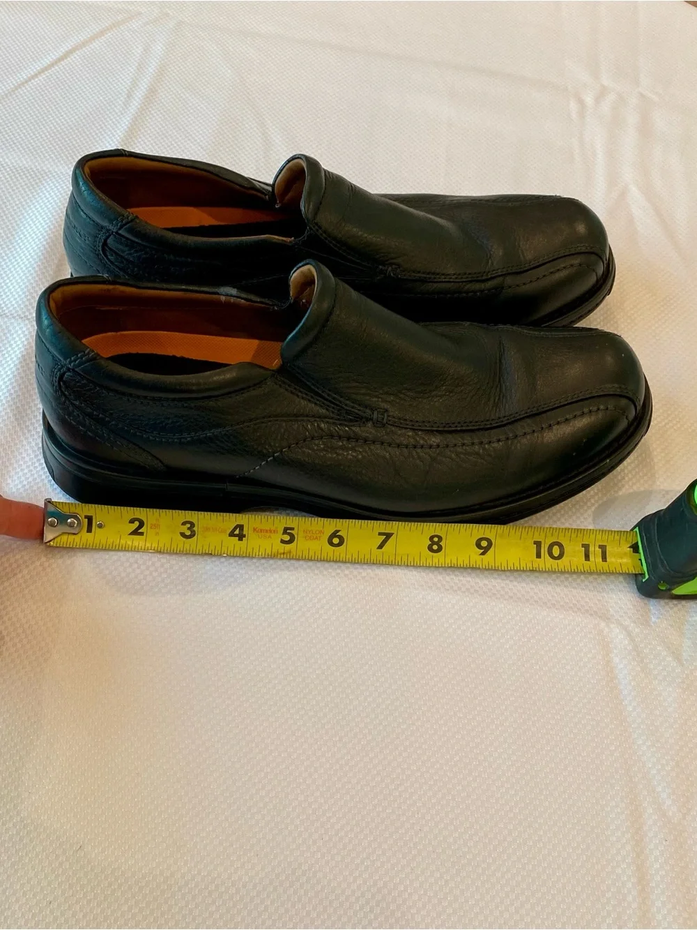 Rockport Black Leather Slip-On Loafers